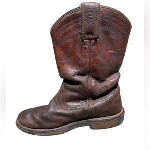 Red Wing Pecos Western Boots Cowboy Pull On Shoes Men’s 7.5 Almost Vintage